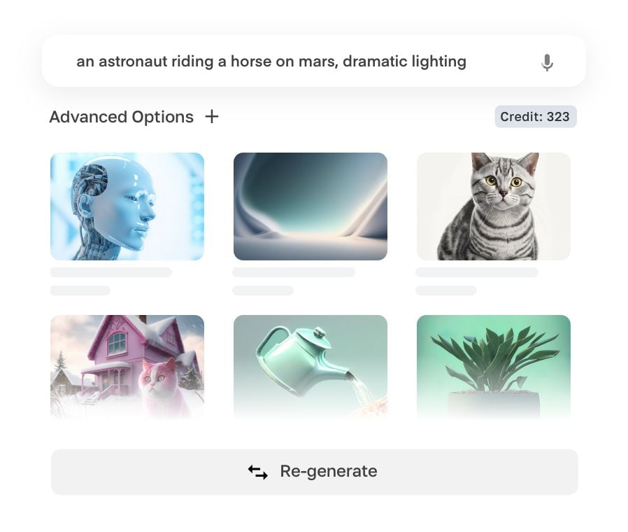 Imagine, Gerar, Publicar.